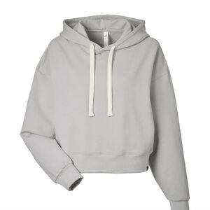 Glyder Vintage Limitless Movement Oversized Cropped Hooded Sweatshirt size XS